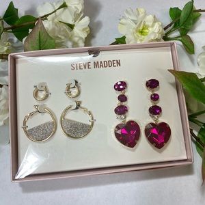 Steve Madden Women’s Earring Set